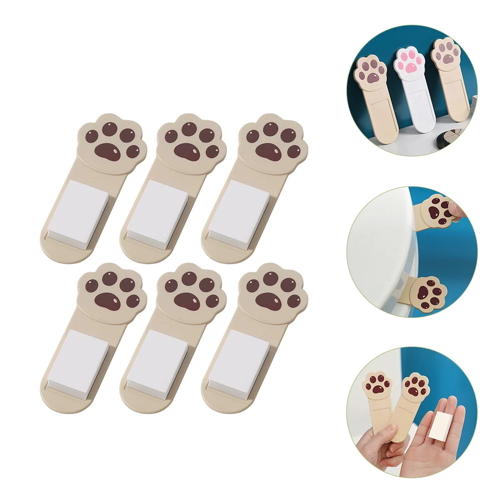 

Toilet Lid Lifter Seats Supplies Adhesive for Travel Handle Touch Free Bathroom Accessories Cover Sticky Raise