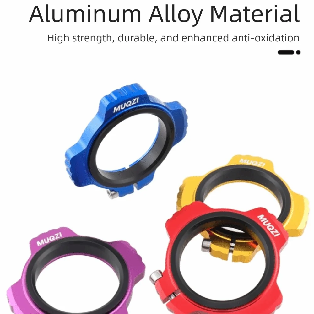 Aluminum Alloy Bike Crank Chainring Preloader 29mm Threaded Washer Bike Crank Adjuster Virtual Adjustment Center Shaft Washer