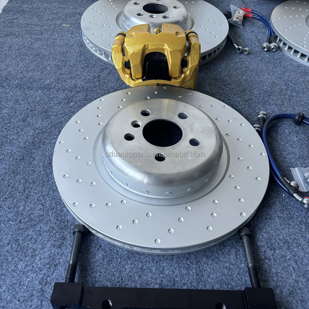 26 Style Racing Performance Big Brake Kit 4-Piston Front 340mm Rear 345mm Brake Calipers & Rotor Disc Set