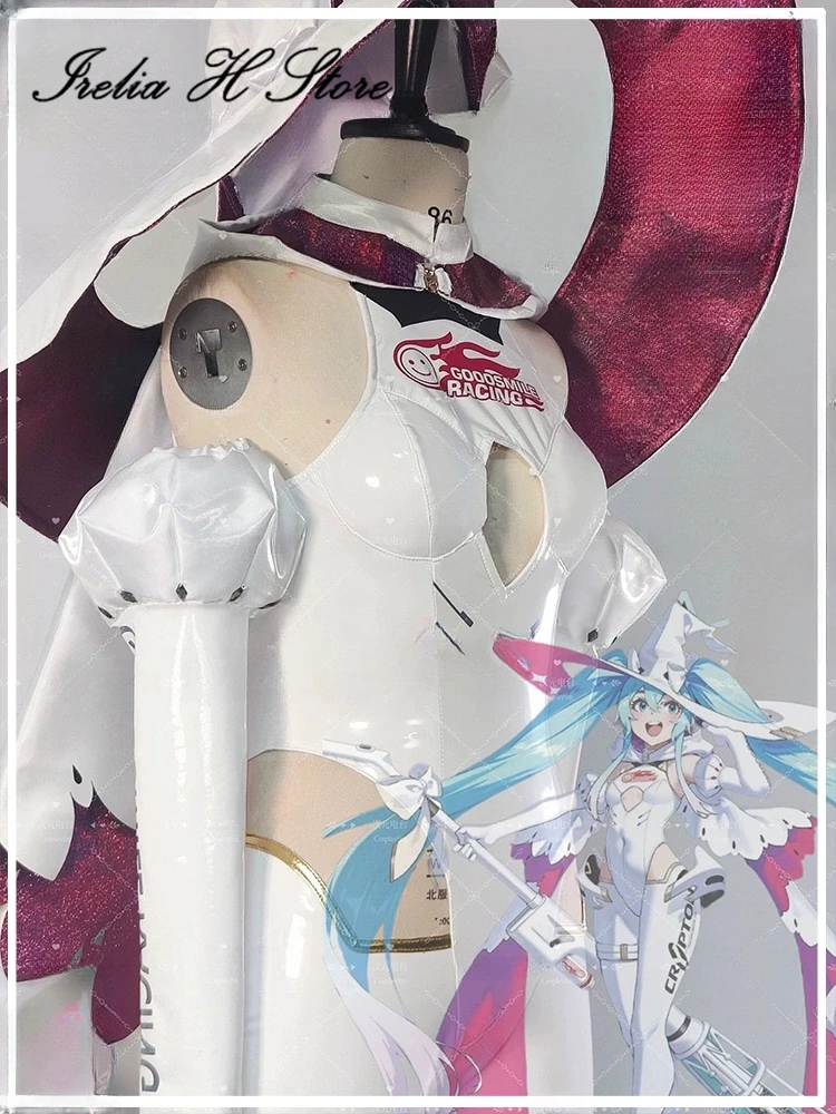 متوفر في المخزون أزياء Irelia H Mikuu التأثيرية 2024 Mi Cos ku بدلة سباق ساحرة مثيرة أزياء الهالوين