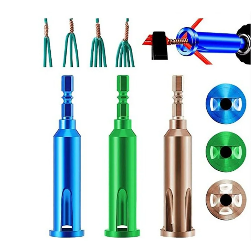 

Steel Wire Twisting Tool Wire Tool Job Universal Tool Kit Wire Stripper Electrician Tool Quick Connector Wire Stripping Tool