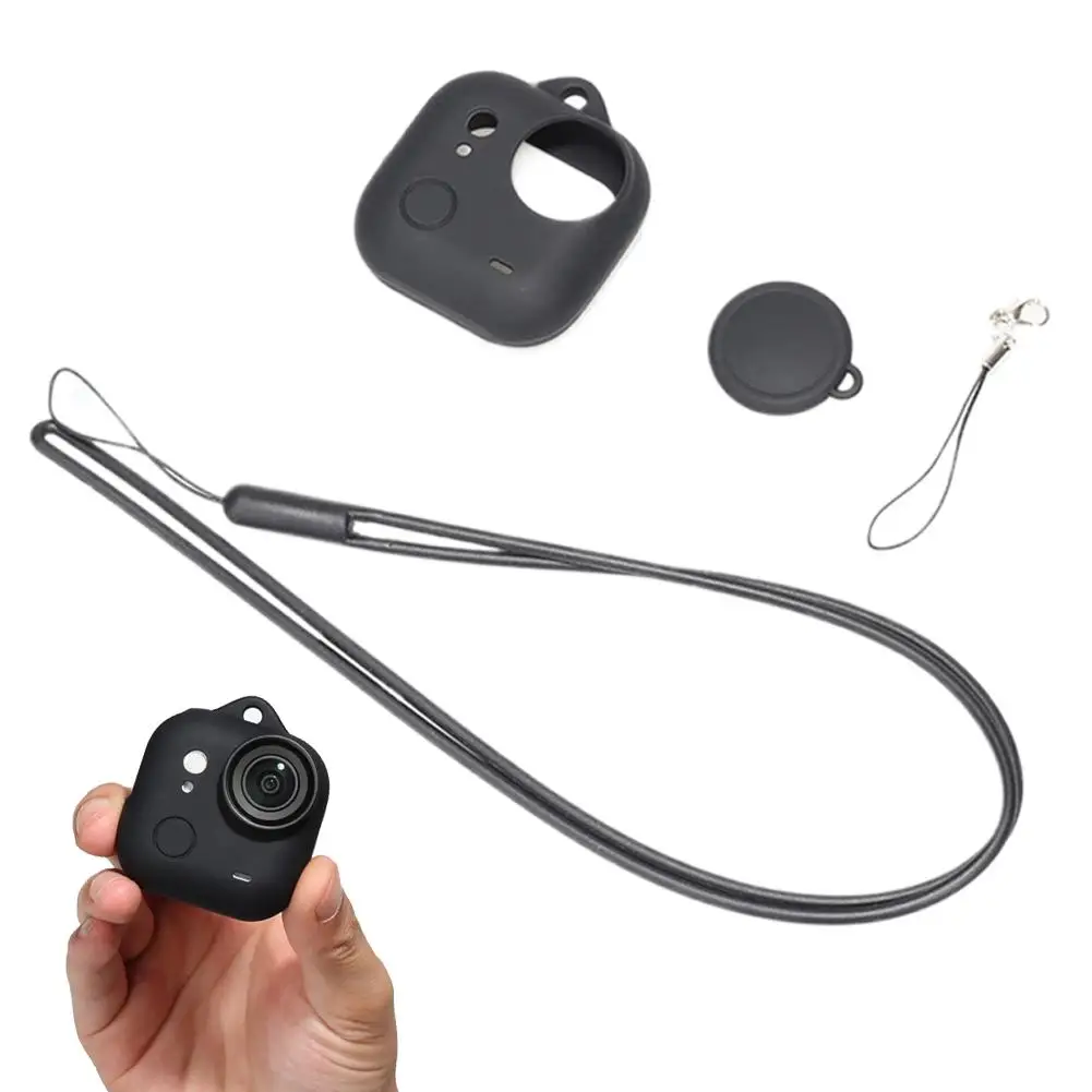 Soft Silicone Cover For Insta 360 GO Ultra Anti Scratch Anti-drop Lens Cover Accessories With Anti-loss Lanyard Anti Drop C V0X6 view 6