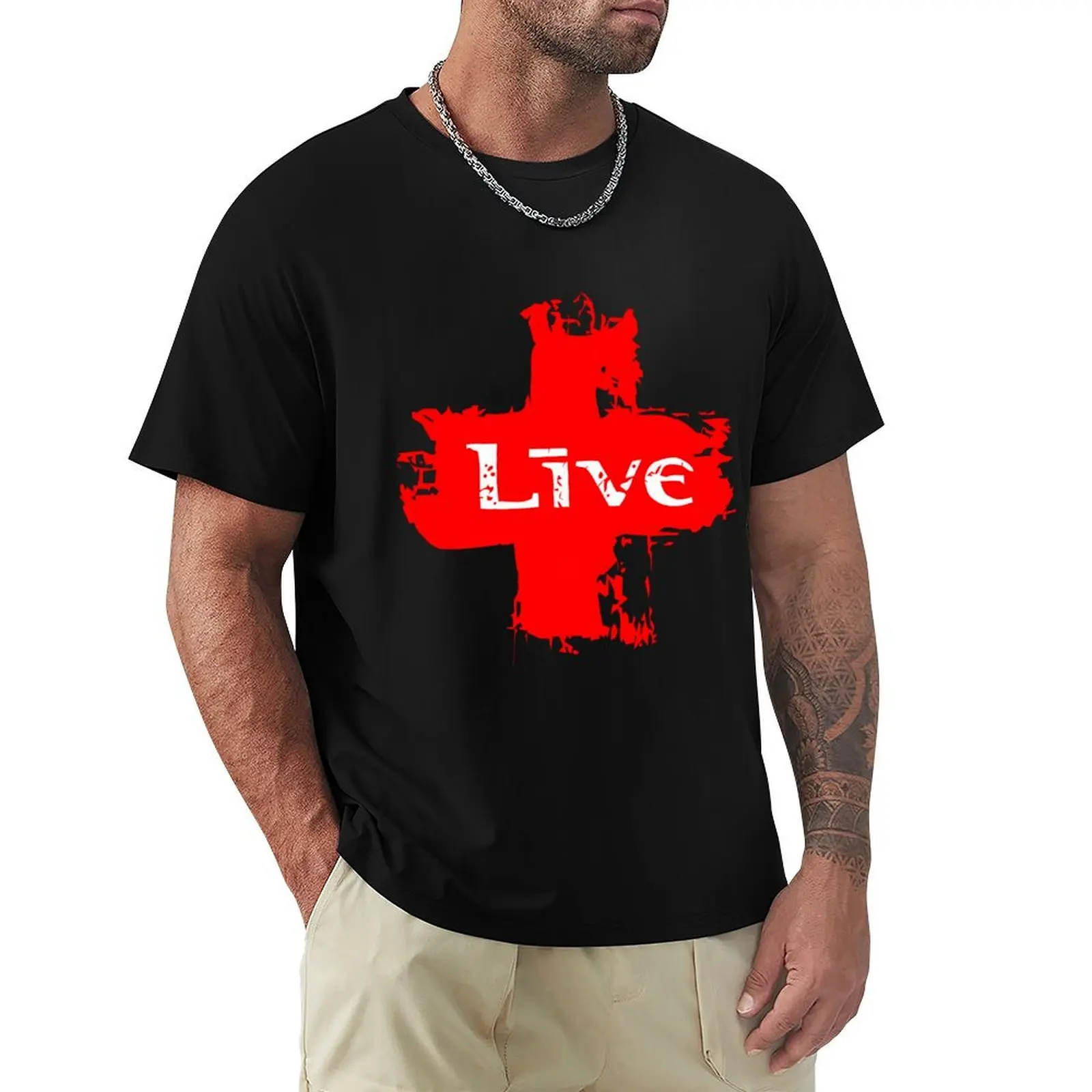 

Live (Band) T-Shirt luxury t-shirt anime stuff animal prinfor boys plain men clothing
