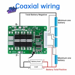 BMS 13S 48V 20A/30A 18650 Lithium Battery Charge Board Port Short Circuit/Overtemperature Protection For Power Tool Accessories