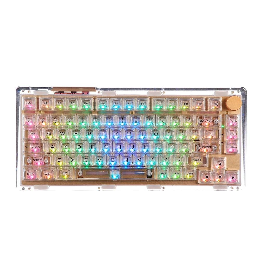 KiiBOOM Phantom 81 magnet switch Keyboard pcb keyboard rgb backlight for pc laptop play and plug gaming mechanical keyboard