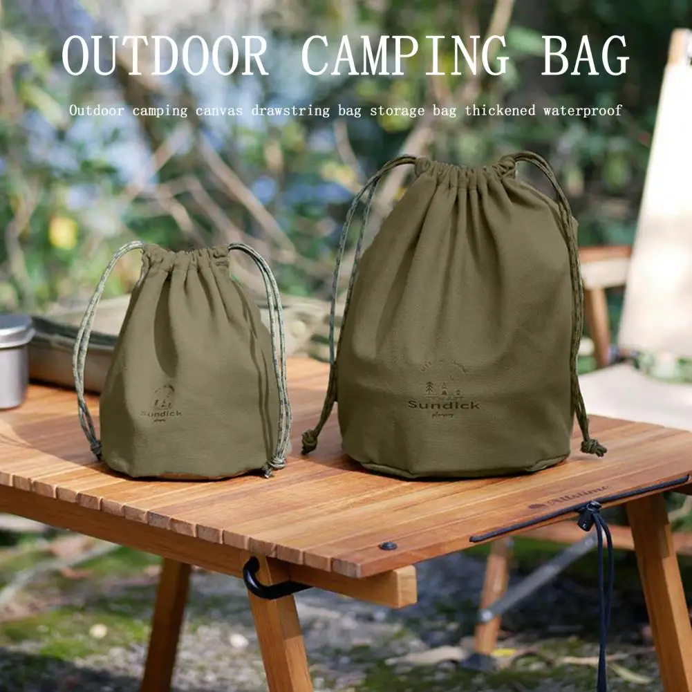 Drawstring Storage Bag Large Capacity Storage Pouch Water Resistant Sand proof Beach Bag Container Outdoor Camping Bag