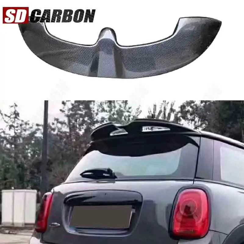 

For BMW mini F56 F55 Series JCW Style Real Carbon Fiber Car Rear Trunk Spoiler Wing Extension Upgrade Car Accessories