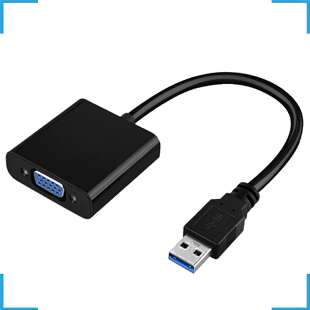 USB 3,0 Zu VGA Adapter Externe Video Karte Multi Display Konverter für Win 7/8/10 Desktop Laptop PC Monitor Projektor