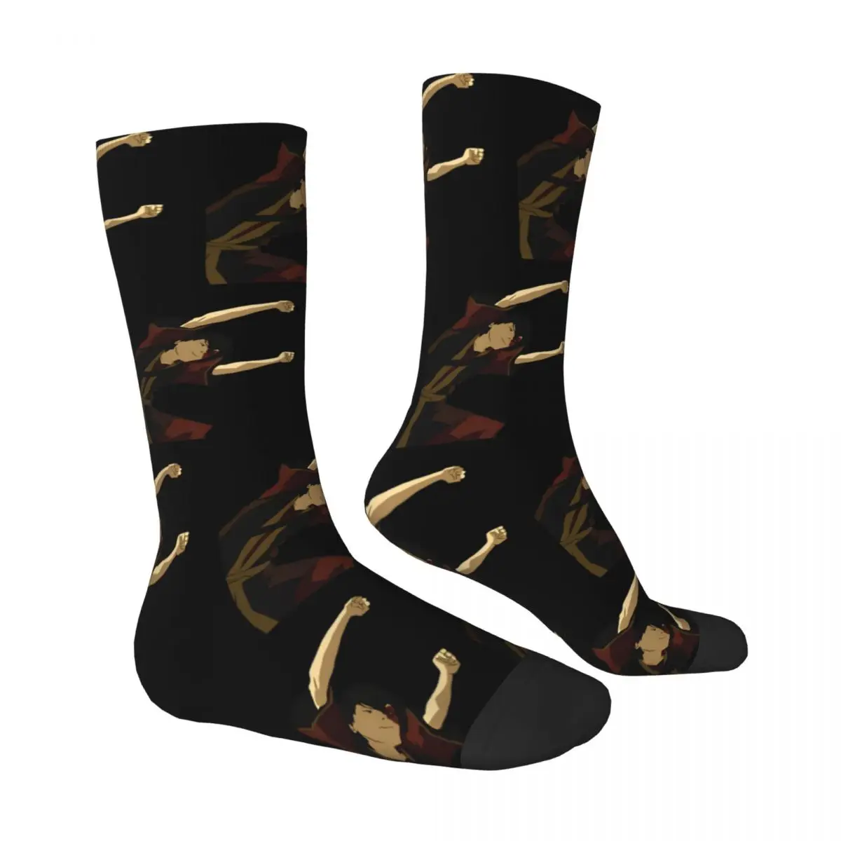 Zuko Avatars The Last Airbender Stockings Design Trendy Socks Autumn Anti Sweat Socks Unisex Men Climbing Soft Socks