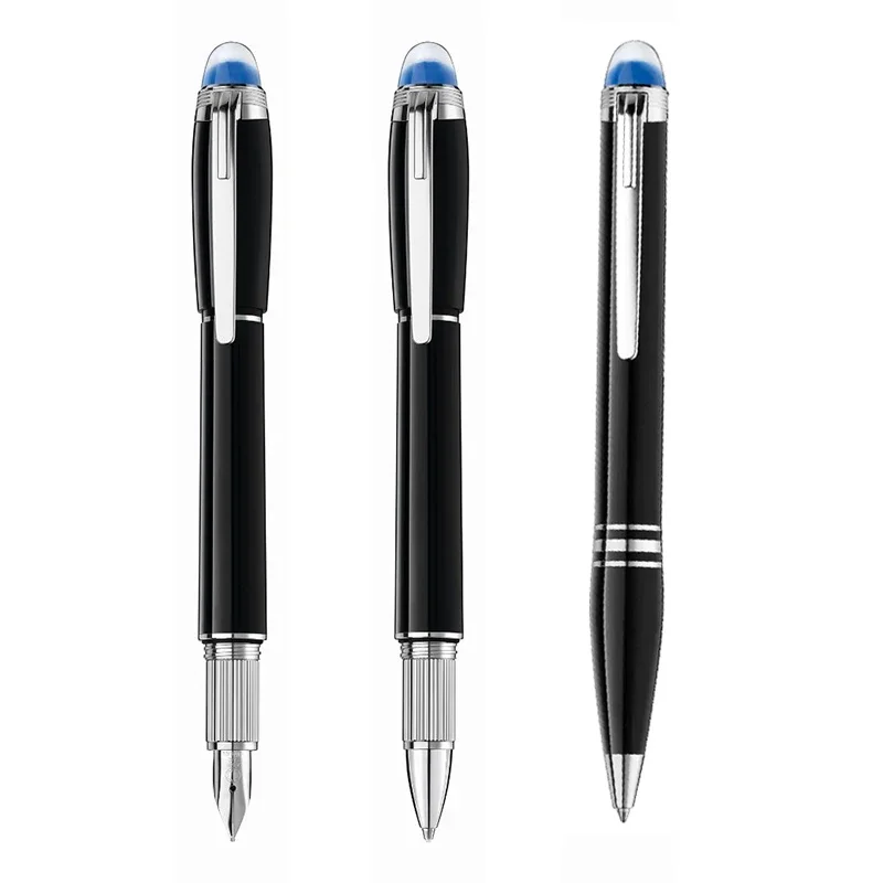 Luxuris Blue Planet Signature MB Ballpoint Rollerball Pen Gel Black Business Designer Fountain Pens for Writing