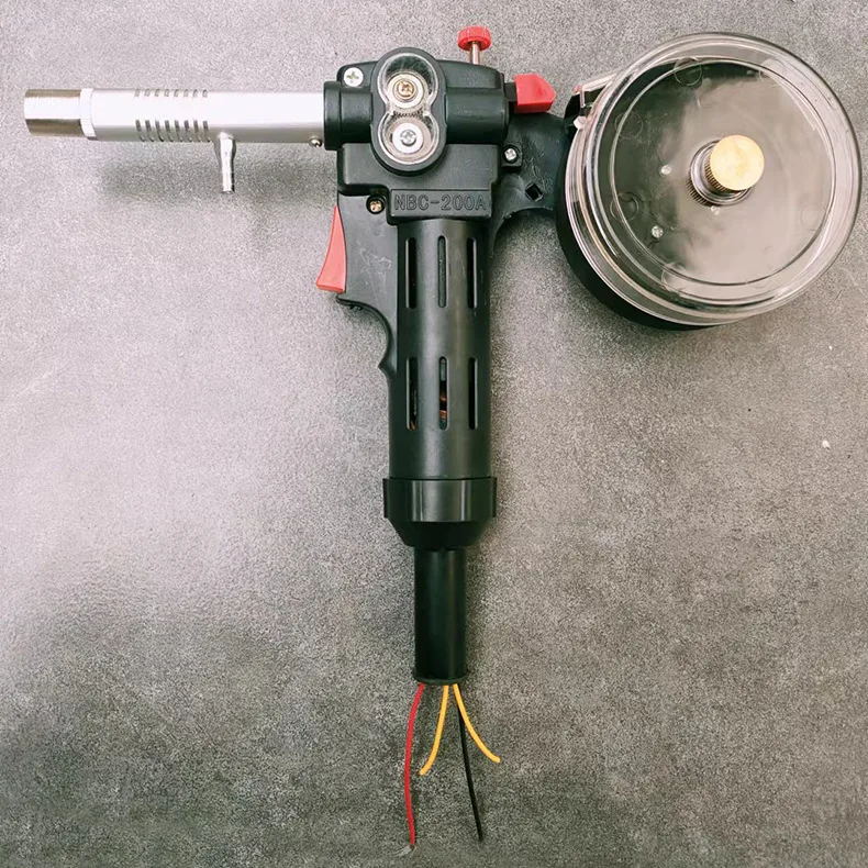 เครื่องเชื่อม MIG แกนปืนผลักดึงป้อนอลูมิเนียมทองแดงหรือสแตนเลส DC 24V