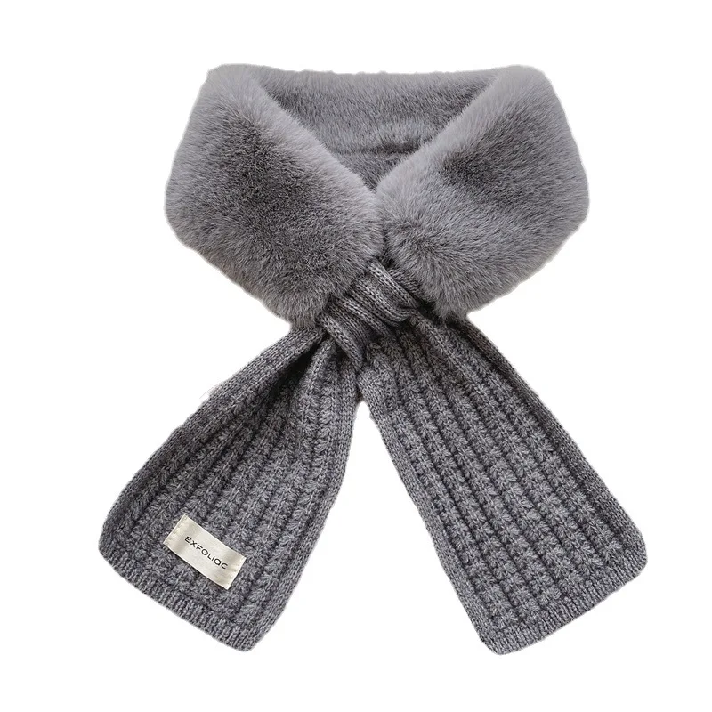 Soft petitfer neckline muffler winter women scarf