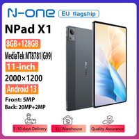 N-one NPad X1 MTK G99 8-Cores Tablet 10.95'' Android 13 Fast Charging 8600mAh MAX 16GB 128GB 2000*1200 FHD 4G LTE Support L1