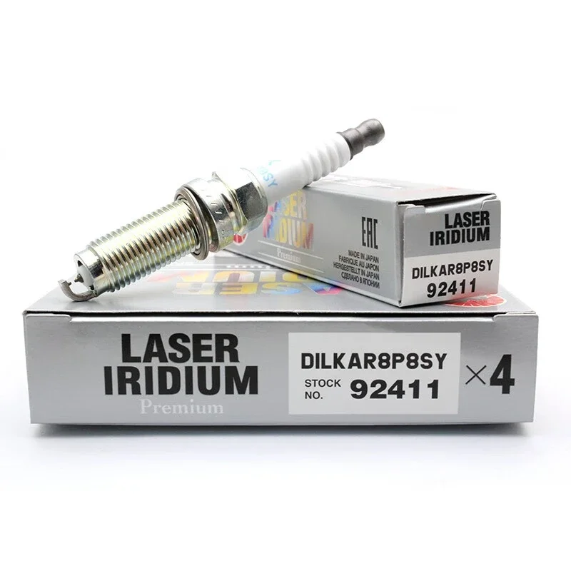 THREEON 1/4 pcs Spark Plug DILKAR8P8SY Iridium-Platinum for Honda Accord X Generation 10 2018-2022 122906A0A01 SAIC MG RX5 RX8