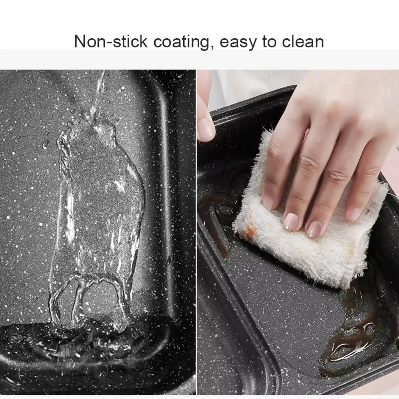 DMWD Multicooker elettrico 4 marce 5L macchina da cucina pentola calda cottura a vapore Mini padella padella antiaderente colazione Maker