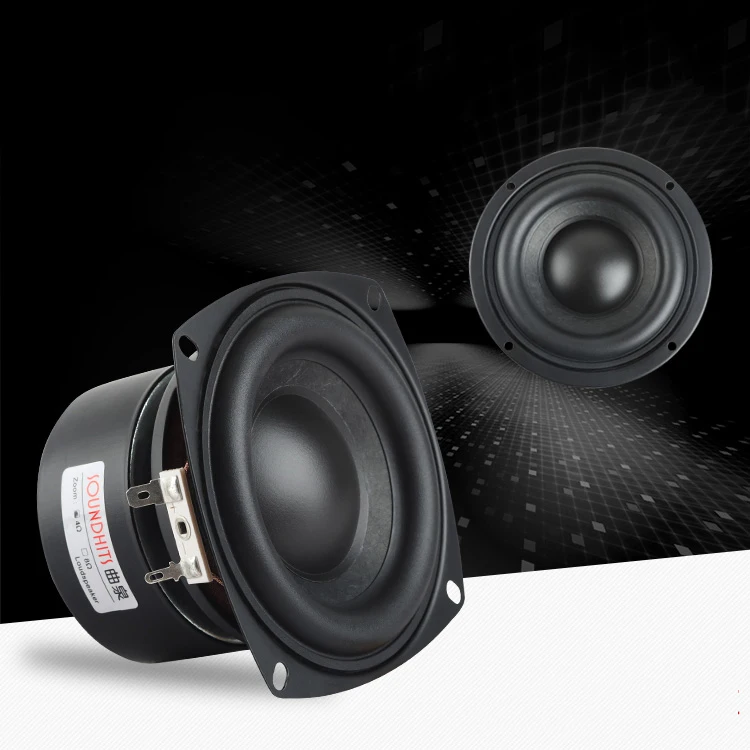 

40W 4 inch speaker subwoofer 4 ohm 8 ohm HiFi speaker unit Spanish straw pulp sound basin low frequency high power fever speaker