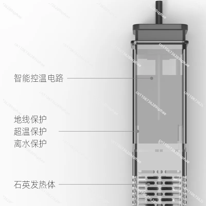 Automatic Constant Temperature Aquarium Heater, 50W Energy-saving Explosion-proof Mini Water Heater
