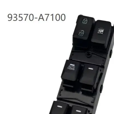 Window Switch 93570-A7100 For Kia For K3 2014-2018 For Cerato For Forte 2013-2017 Power Window Regulator Control Button LHD