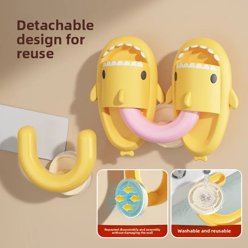 خطاف شبشب جديد على شكل كأس شفط، لا يتطلب حفر، مناسب للحمامات والمراحيض وقاعات المدخل وما إلى ذلك، لجميع المواسم