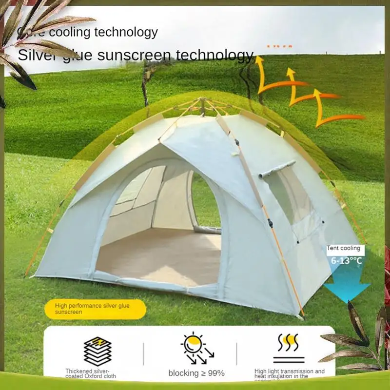 

Reliable-Beach Tent Sunshade With Canopy, Pops Up Beach Tent, Uv Protection Portable Beach Hut Sunshade
