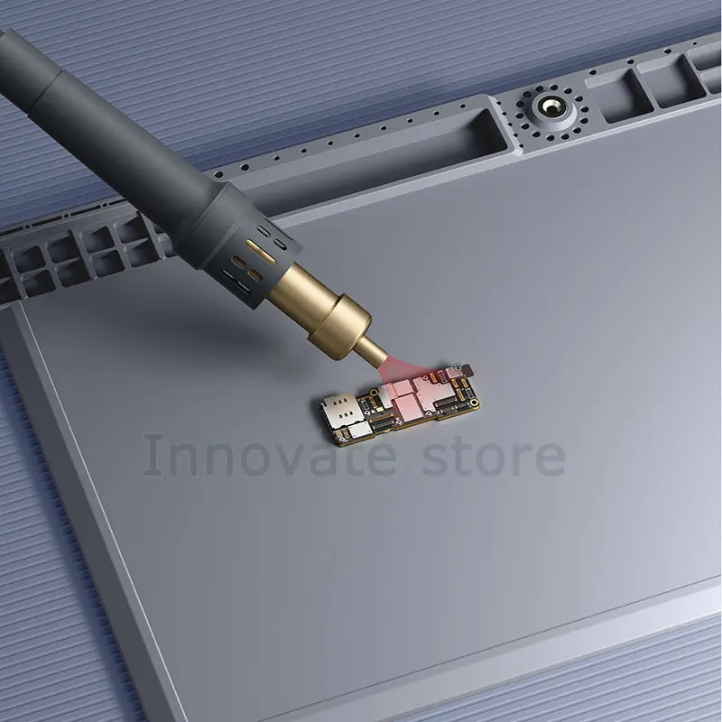 QIANLI-almohadilla de silicona MEGA-IDEA para reparación de teléfonos móviles, pistola de aire, soldador, resistencia a altas temperaturas, estera de aislamiento