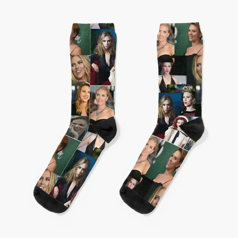 

Scarlett Johansson Socks man bright garter kawaii fashionable Socks Girl Men's