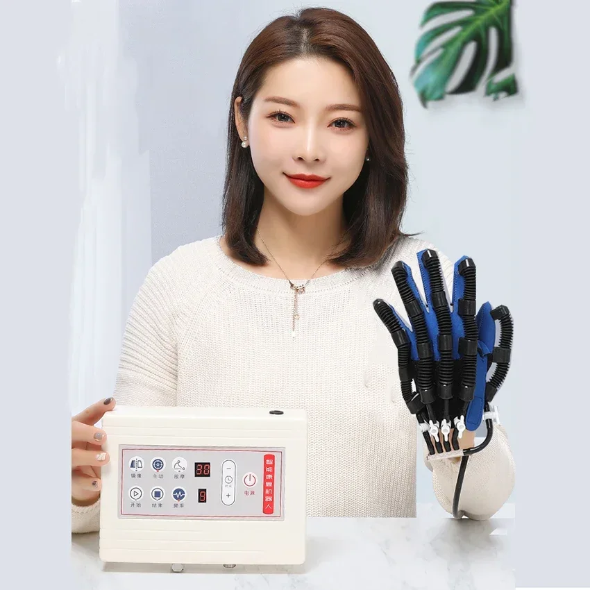 Recovery Exercise Equipment Stroke Hand Finger Training Function Hemiplegia Rehabilitation Robot Orthotics Gloves