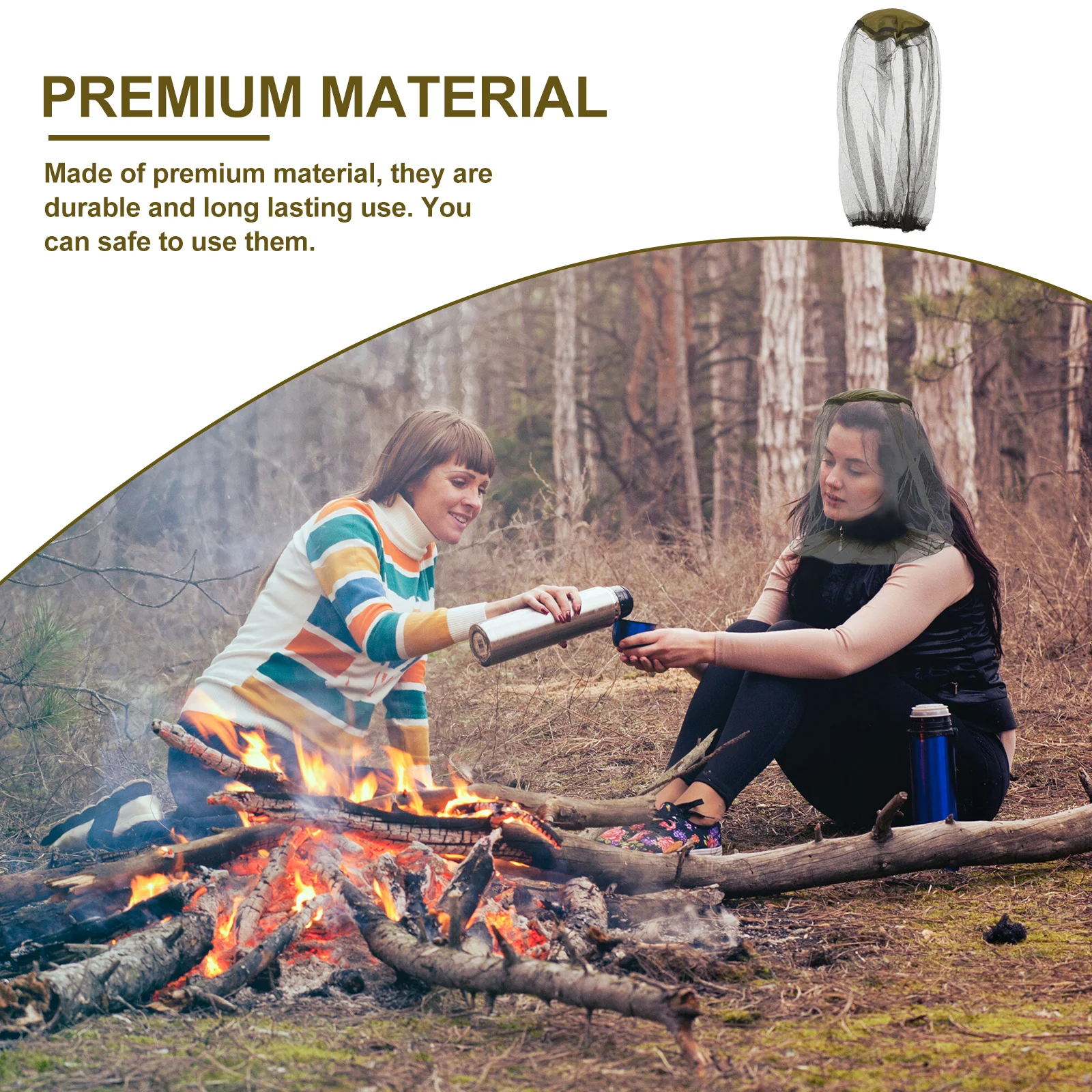 2 قطعة قبعة مكافحة الحشرات تصميم نفاذية الهواء العالي لصيد الأسماك البستنة التنزه الأنشطة في الهواء الطلق الأشعة فوق البنفسجية درع يمكن ارتداؤها قناع الظل