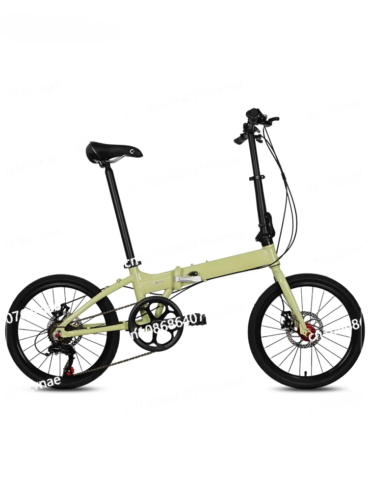 

20-inch Aluminum Alloy Ultra-light Portable Adult Disc Brake Variable Speed Parent-child Folding Bicycle with Baby