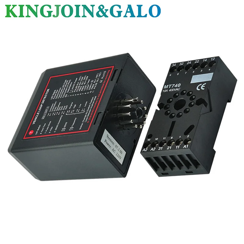 DC24V PD132 Traffic Inductive Single Channel Vehicle Loop Detector For Vehicle access