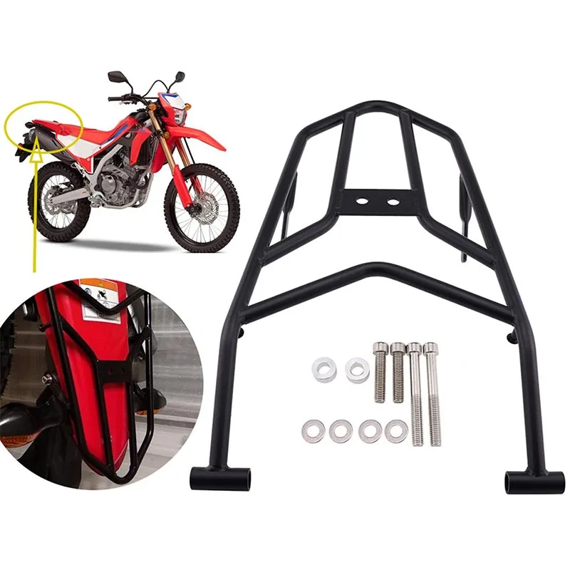 Motorcycle Rear Rack For CRF250L CRF 250 RALLY CRF 300 RALLY CRF300L 2021-2024 Luggage Rack Rear Tail Rack Top Box Case Suitcase