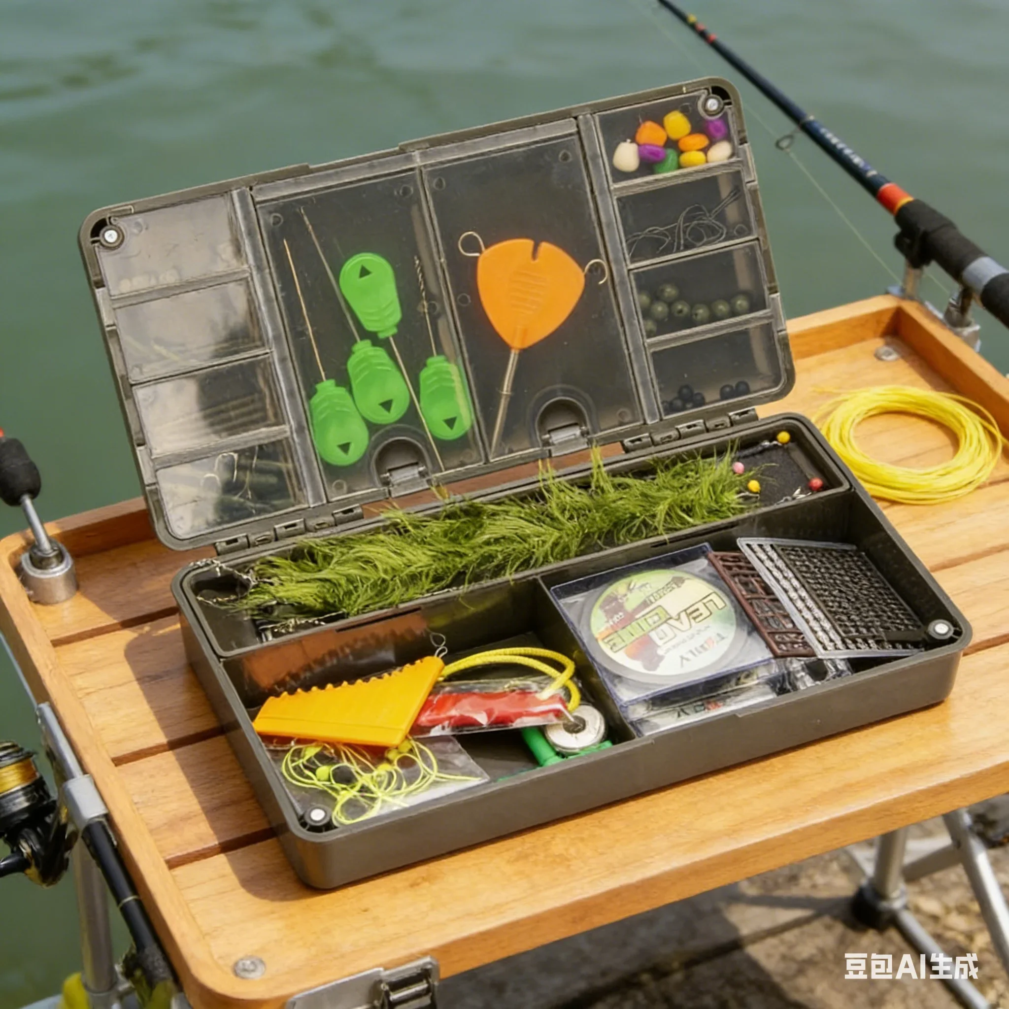 

Коробка для рыболовных снастей с отделениями для оснасток для ловли карпа и игольчатых приманок, чехол для хранения крючков и аксессуаров для карповой рыбалки