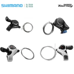 Genuine Shimano Tourney SL-TX50 TX30 Thumb Gear Shifters 3/6/7/18/21 Speed Shifter Set MTB Left Right