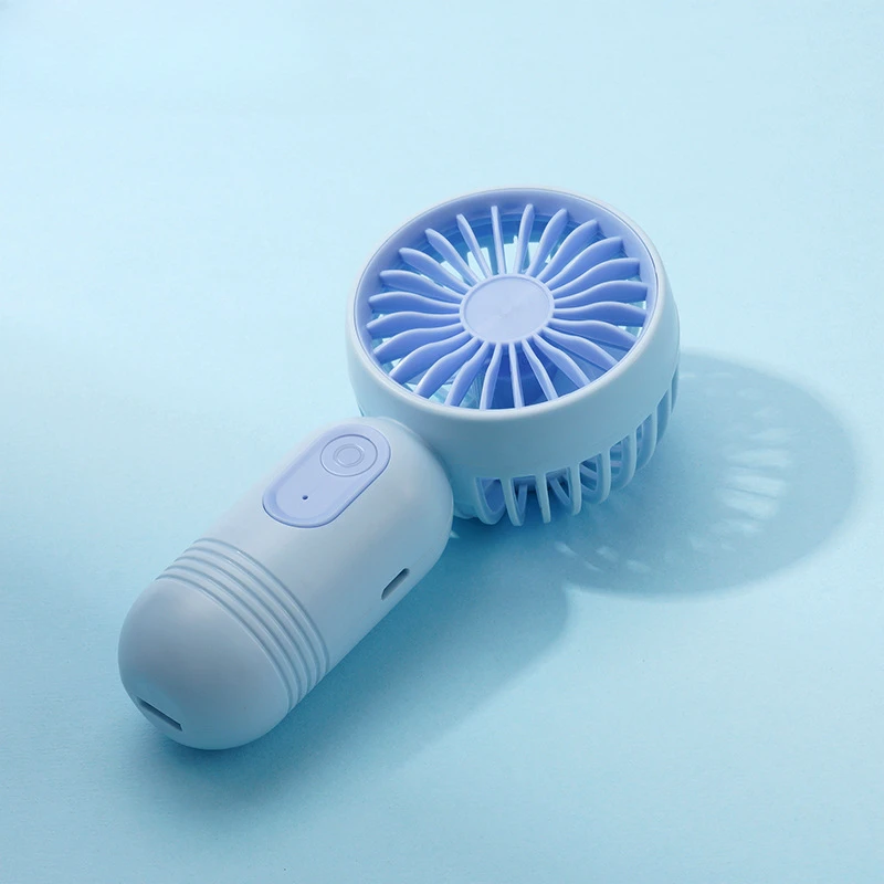 USB-Mini-wiederaufladbarer tragbarer Ventilator mit 3 Geschwindigkeiten, Handventilator zur Geschenkauswahl, perfekt für Büro, Outdoor, Reisen, Camping
