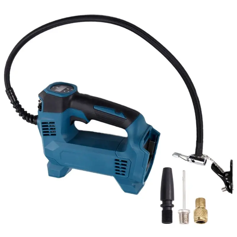 

Портативный воздушный насос для автомобильных шин/мотоциклов/велосипедов, беспроводной электрический насос для аккумулятора 18 В в розницу