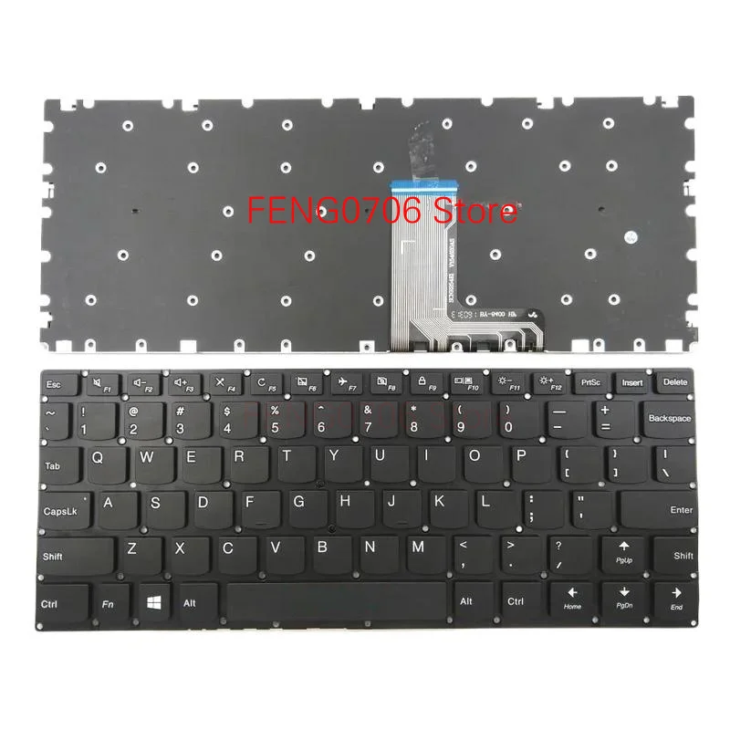 F новая клавиатура для ноутбука lenovo Yoga 310-11IAP 710-11IKB 710-11ISK V 154620 AS США, черная, без рамки