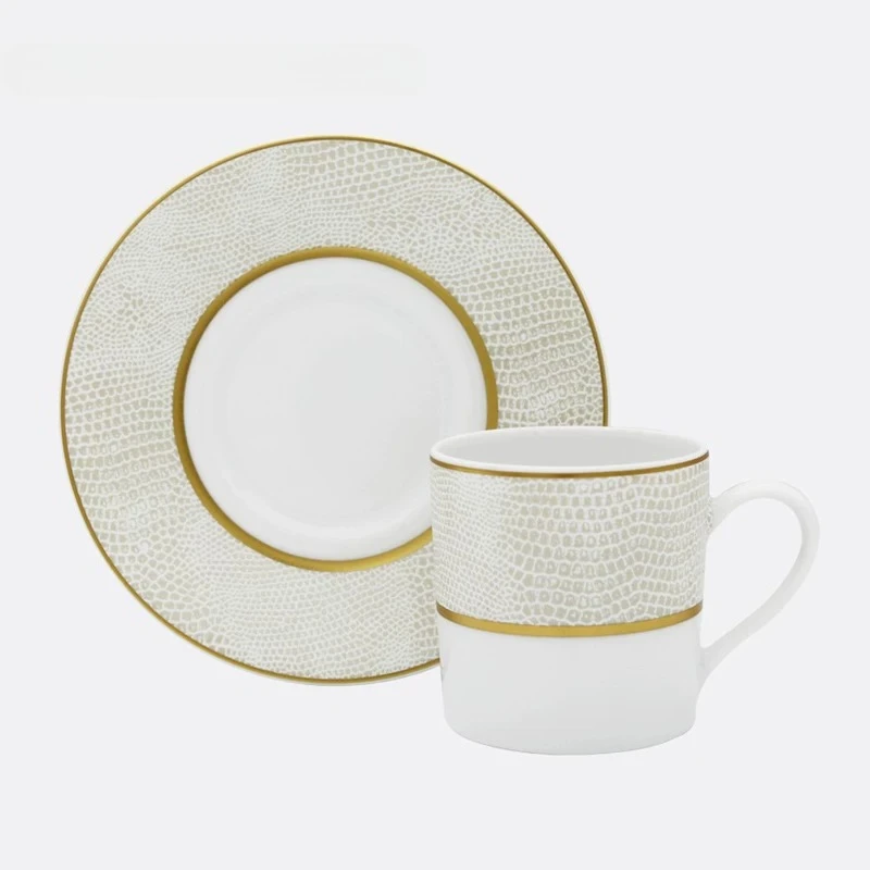 Imported porcelain exquisite espresso cups and saucers