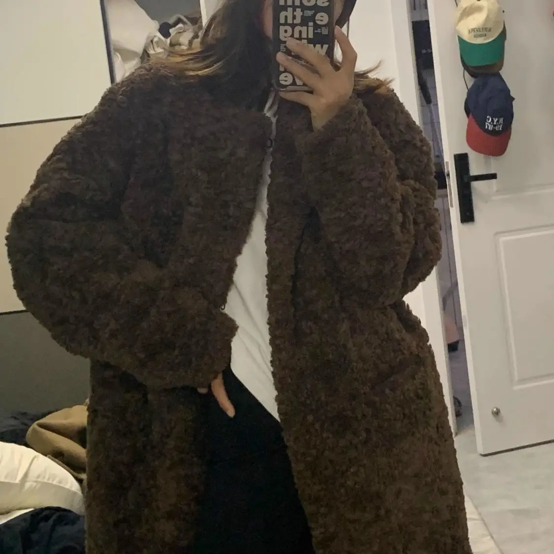 Lamb Wool Coat Women's Autumn and Winter 2023 New High End Thickened Mid Length Korean Top  Long Faux Fur Coat