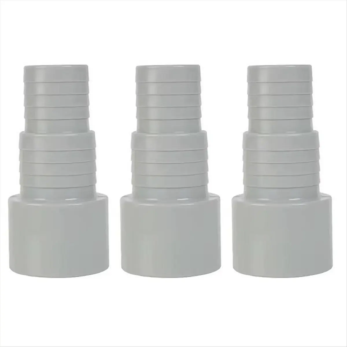 A20I 3PCS Pool Pump Hose Adaptor Ø50mm Connector Hose Nozzle for Hoses Inner Ø32/Ø38mm Pool Equipment Parts Accessories