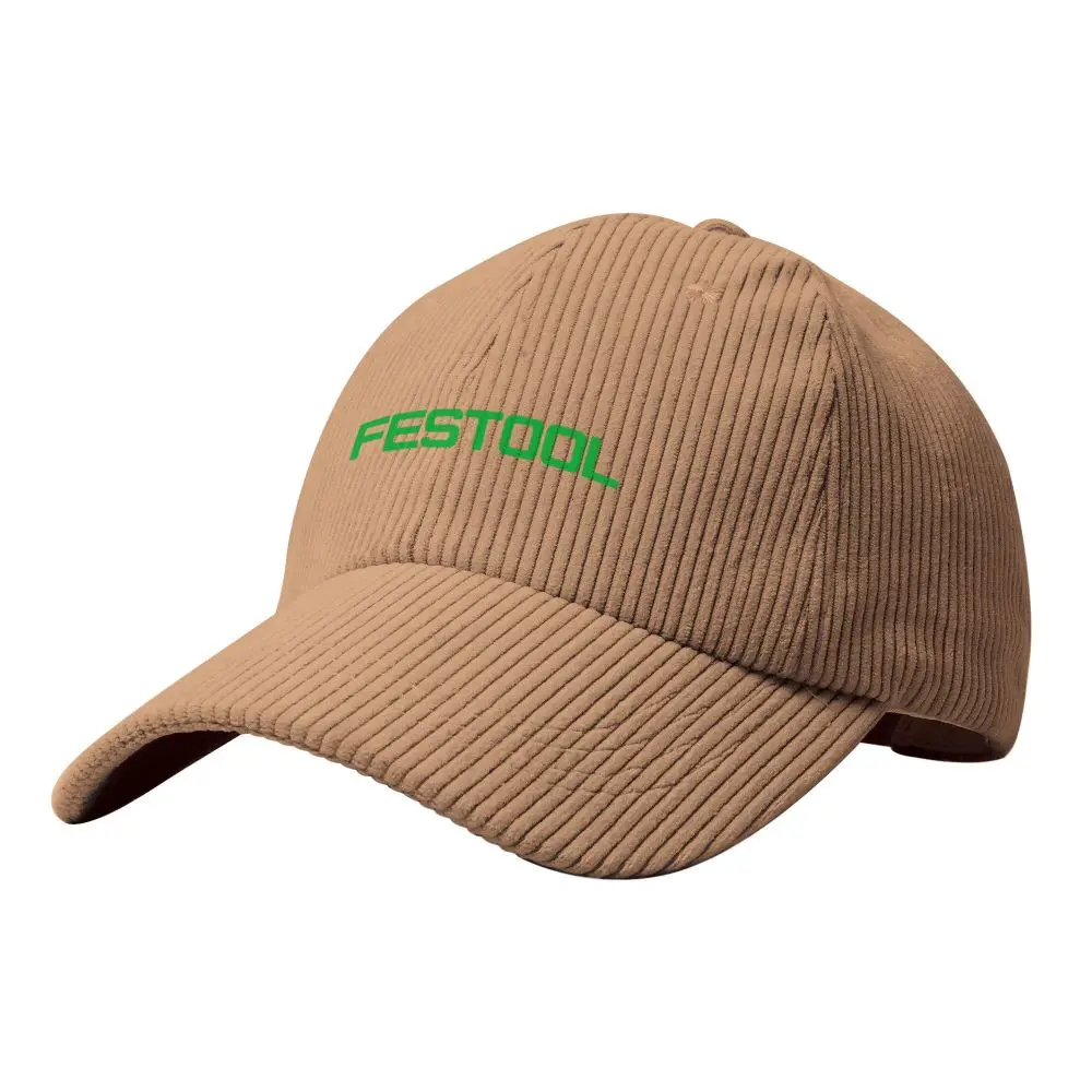 Festool Hats for Mens Women Adjustable Flat Bill Hat Retro Corduroy Baseball Cap Fashionable Four Seasons Trucker Hat Dad Caps