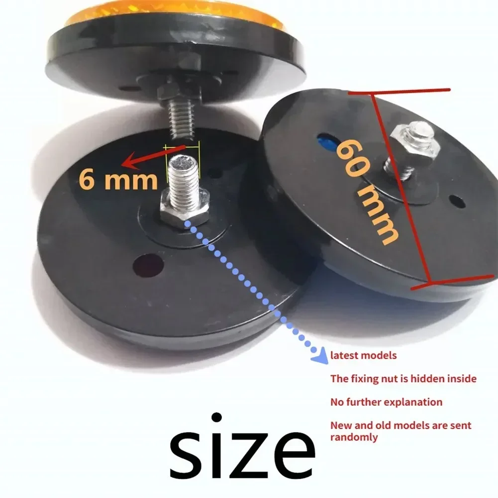 2xCircular Reflector Car Trucks Motorcycle Night Reflector Refraction Light Part Motorcycle Electric Bicycles Reflective Sticker
