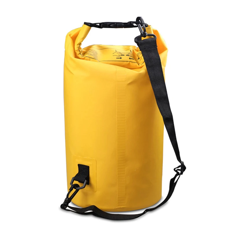 5L 10L 20L sac sec étanche flottant rouleau haut sac à dos sac seau pour kayak plage pêche bateau natation