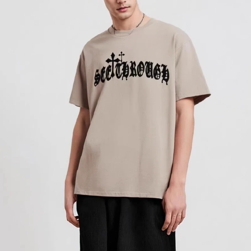 Shirt Hip Hop Cross Graphic Tee Shirt Men Tshirt Men Women Summer Fashion Short Sleeve T-shirt Tees Boy Hip Hop Summer Tops