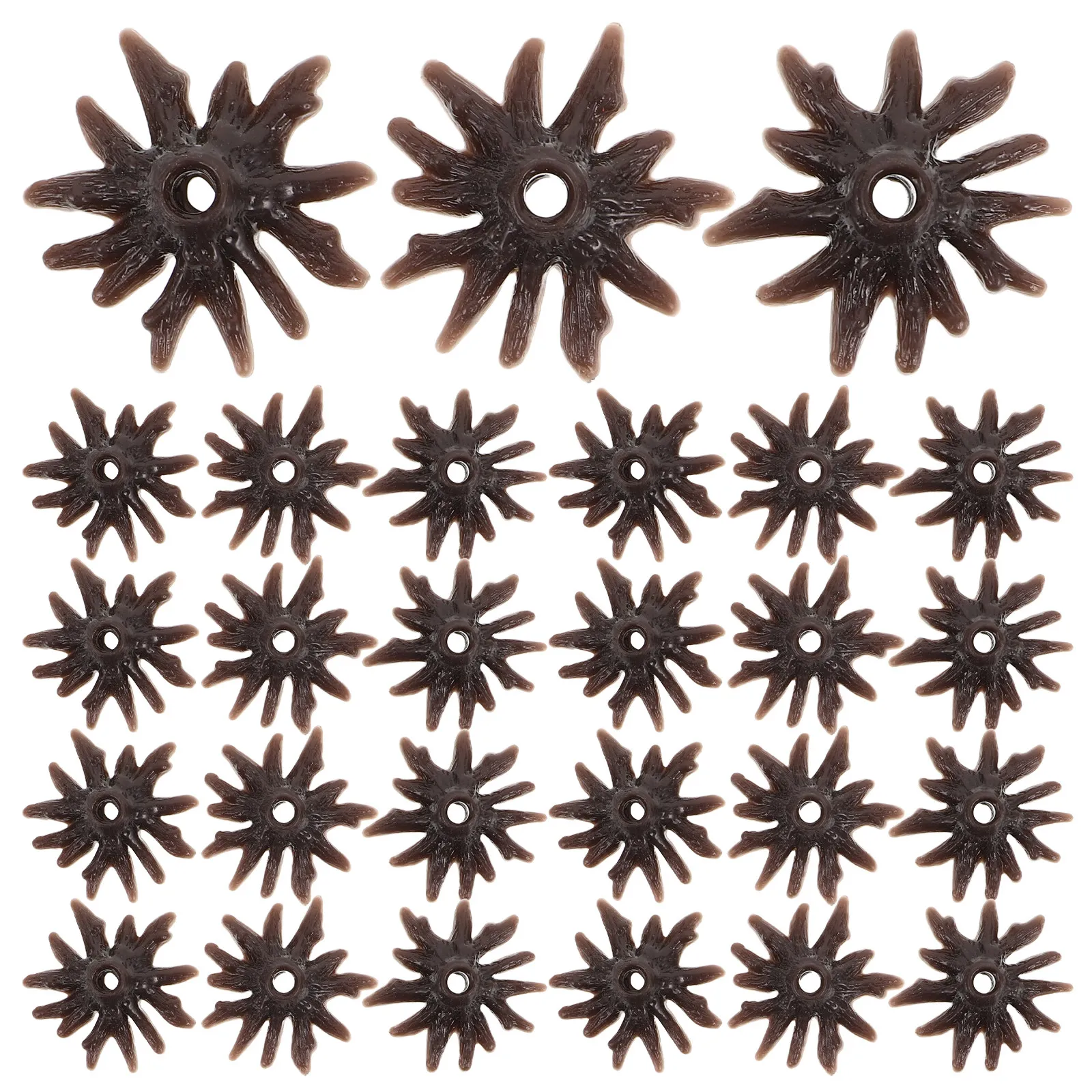 

50Pcs Miniature Tree Foot Base for Architectural Models Scenery Stand Support DIY Building Landscape Decoration Plastic Foliage