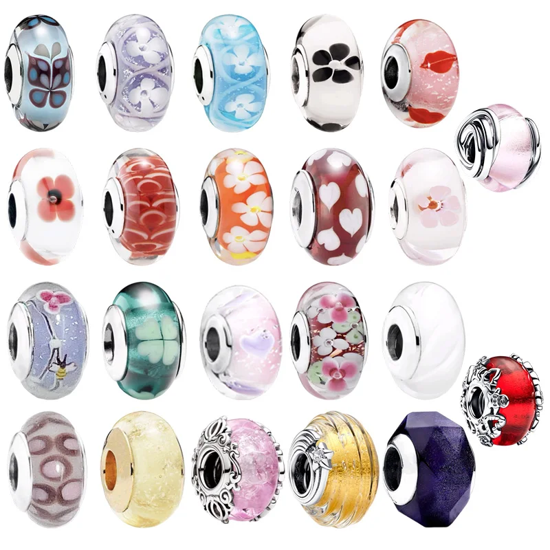 

Exquisite Colored Glaze Beads Fill gaps&keep tight No affect safety chain clasp use Thin style, lightweight Fit bracelet