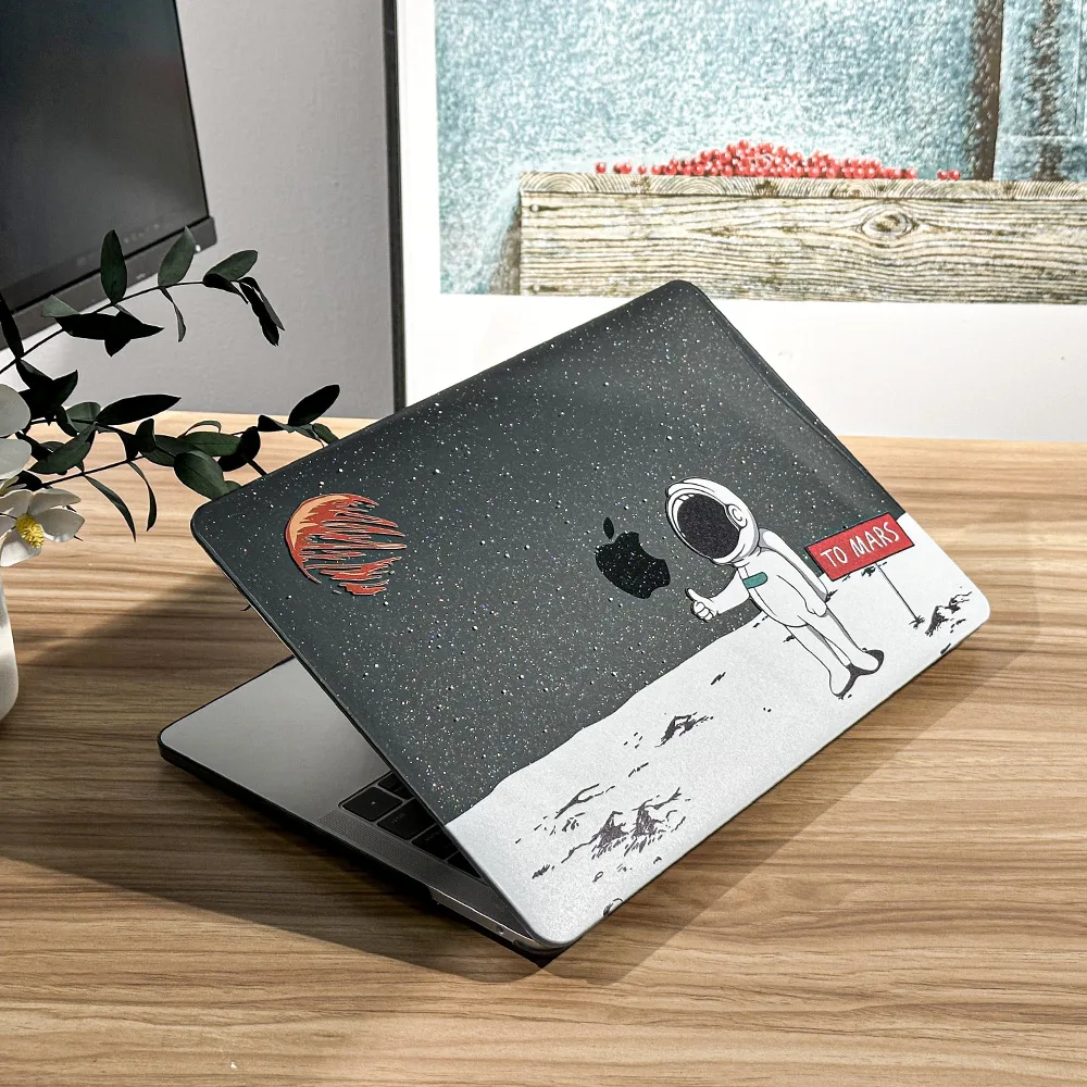 EGYAL Laptop Case for MacBook Pro 13 M2 2022 Cover M1 A2338 2020 Pro 16 M3 Hard Shell for Air M4 13 M5 15 2026 Shiny Print Case