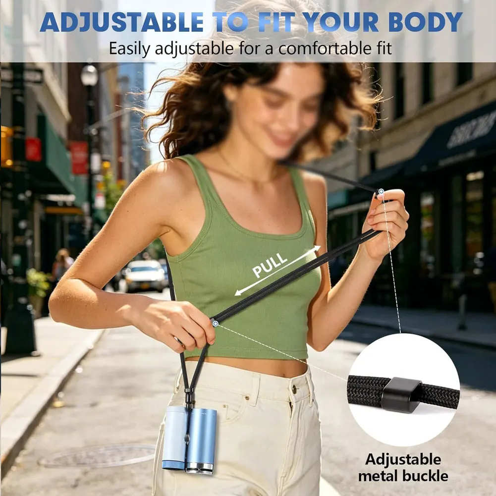 Versatile Crossbody Strap For Shark ChillPill Fan 3-in-1 Adjustable Shoulder Strap Handbag Strap Wristband For Mini Fan