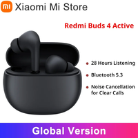 New Global Version Xiaomi Redmi Buds 4 Active Earphone Up to 28 Hours Listening Bluetooth 5.3 Noise Cancellation for Clear Calls
