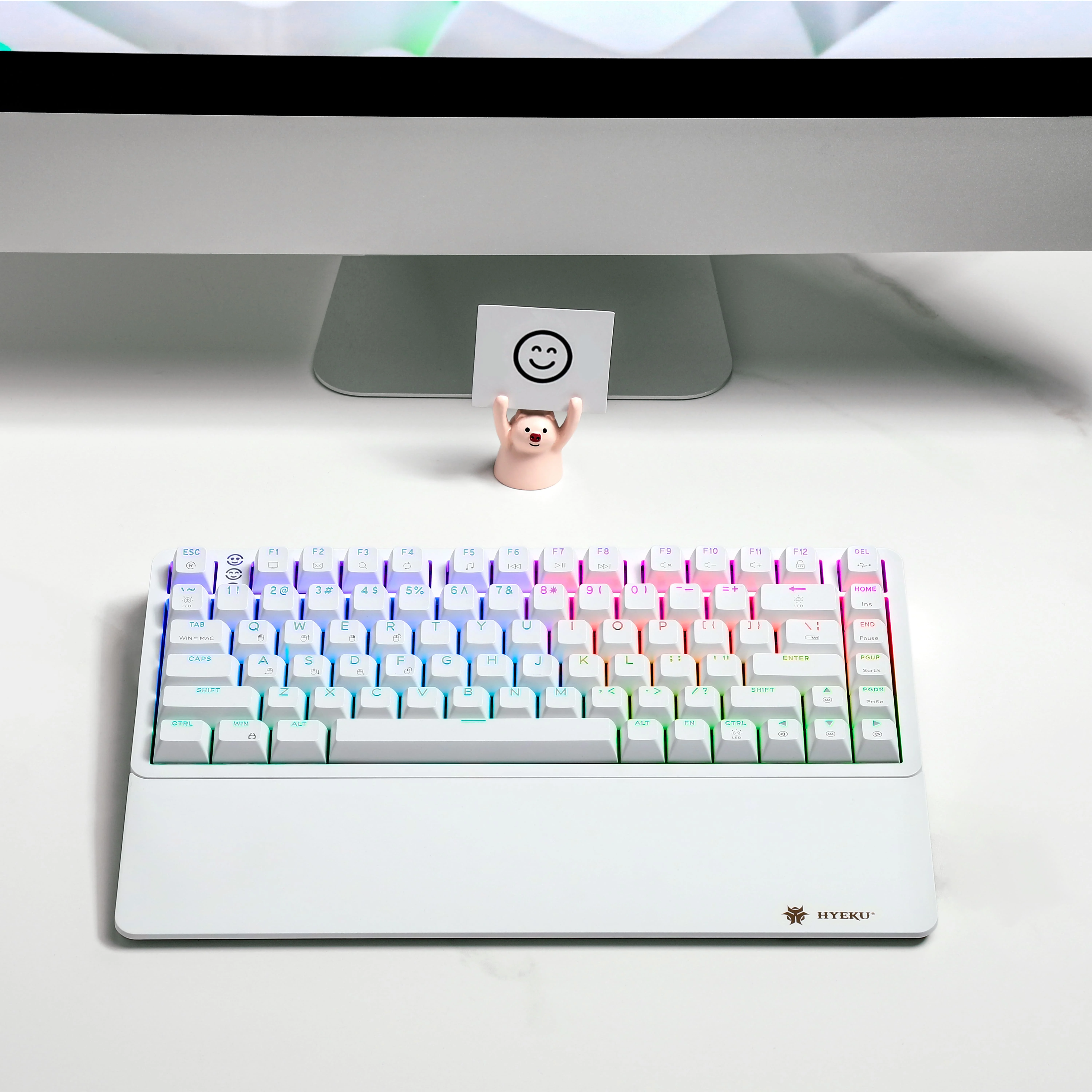 

Rechargeable Slim Mini Mechanical Ergonomic Gaming Keyboards Rgb Bluetooth Wireless Keyboard For Ipad Smartphone Smart Tv