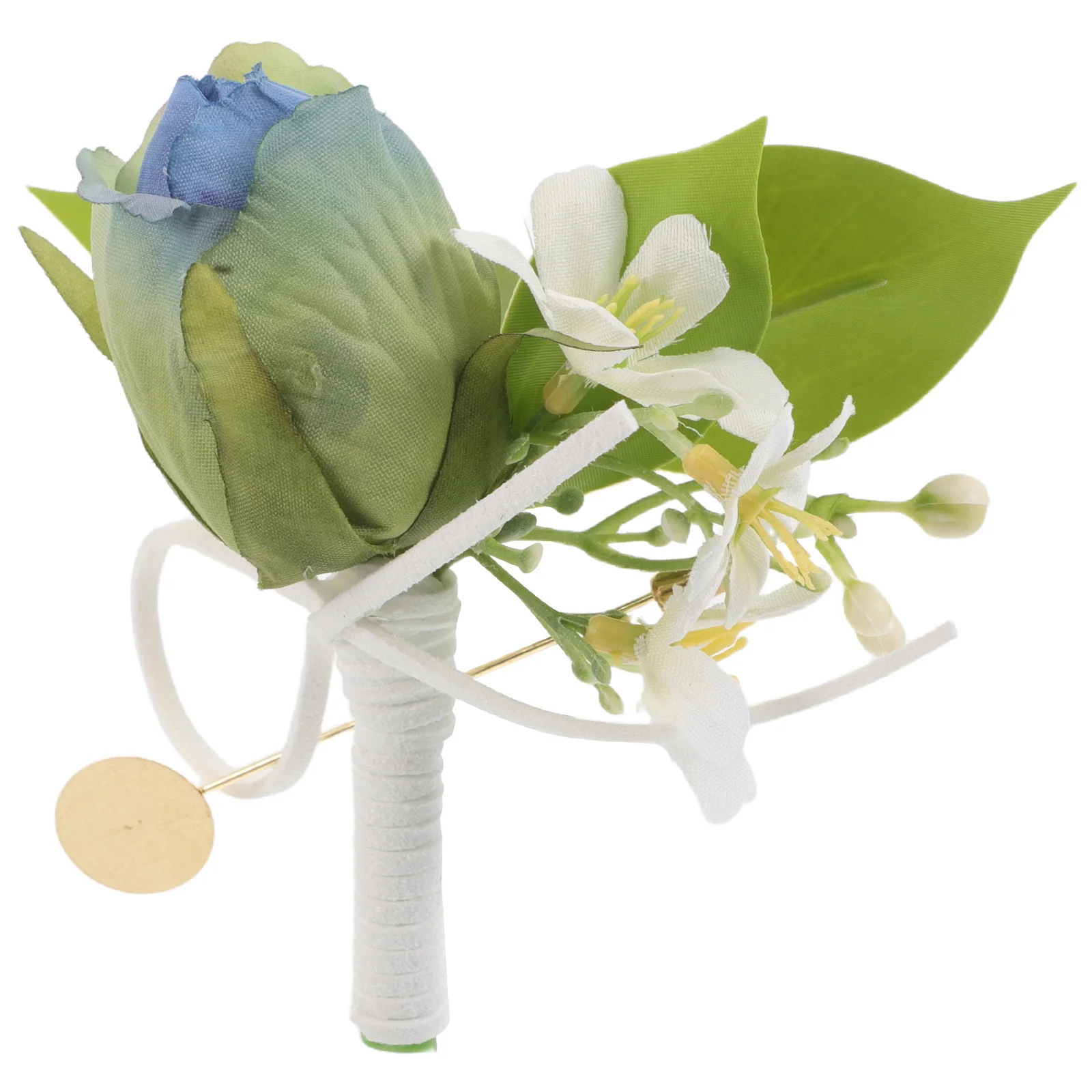 نابض بالحياة الحرير زهرة التوليب العروة اكسسوارات الزفاف الأنيقة للعريس وصيفات الشرف الأمهات ديكور حفلات الزفاف